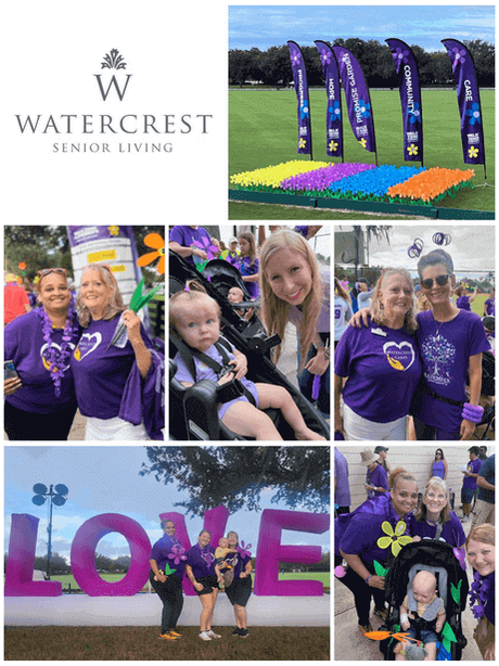 Watercrest Spanish Springs and Watercrest Buena Vista partner in support of The Villages Walk to End Alzheimer'sÂ
