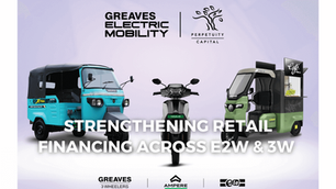 Greaves Electric Mobility partners with Perpetuity Capital; aims to strengthen retail financing across entire E2W and 3W portfolio