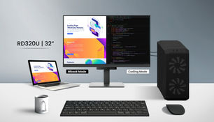 BenQ unveils purpose-built 32” 4K RD series monitors with DualView for programmers