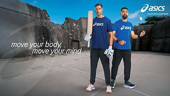 ASICS onboards Shivam Dube and Varun Chakravarthy to launch its “Move your body, move your mind” campaign
