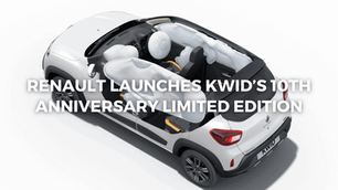 Renault launches Kwid’s 10th Anniversary Limited Edition; refreshes variant lineup