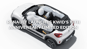 Renault launches Kwid’s 10th Anniversary Limited Edition; refreshes variant lineup