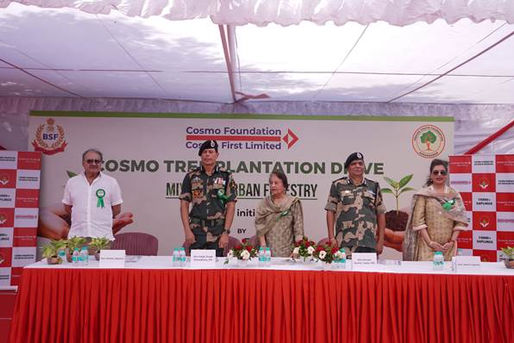 Cosmo Foundation launches large-scale Miyawaki Forest initiative with BSF, dedicates plantation drive to Late Shri Ashwini Kumar, former DG, BSF