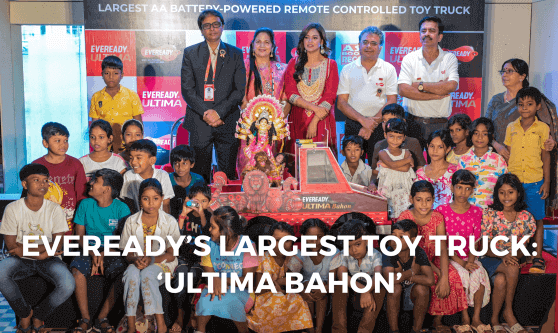 Eveready powers up Durga Puja with the largest toy truck ‘Ultima Bahon’
