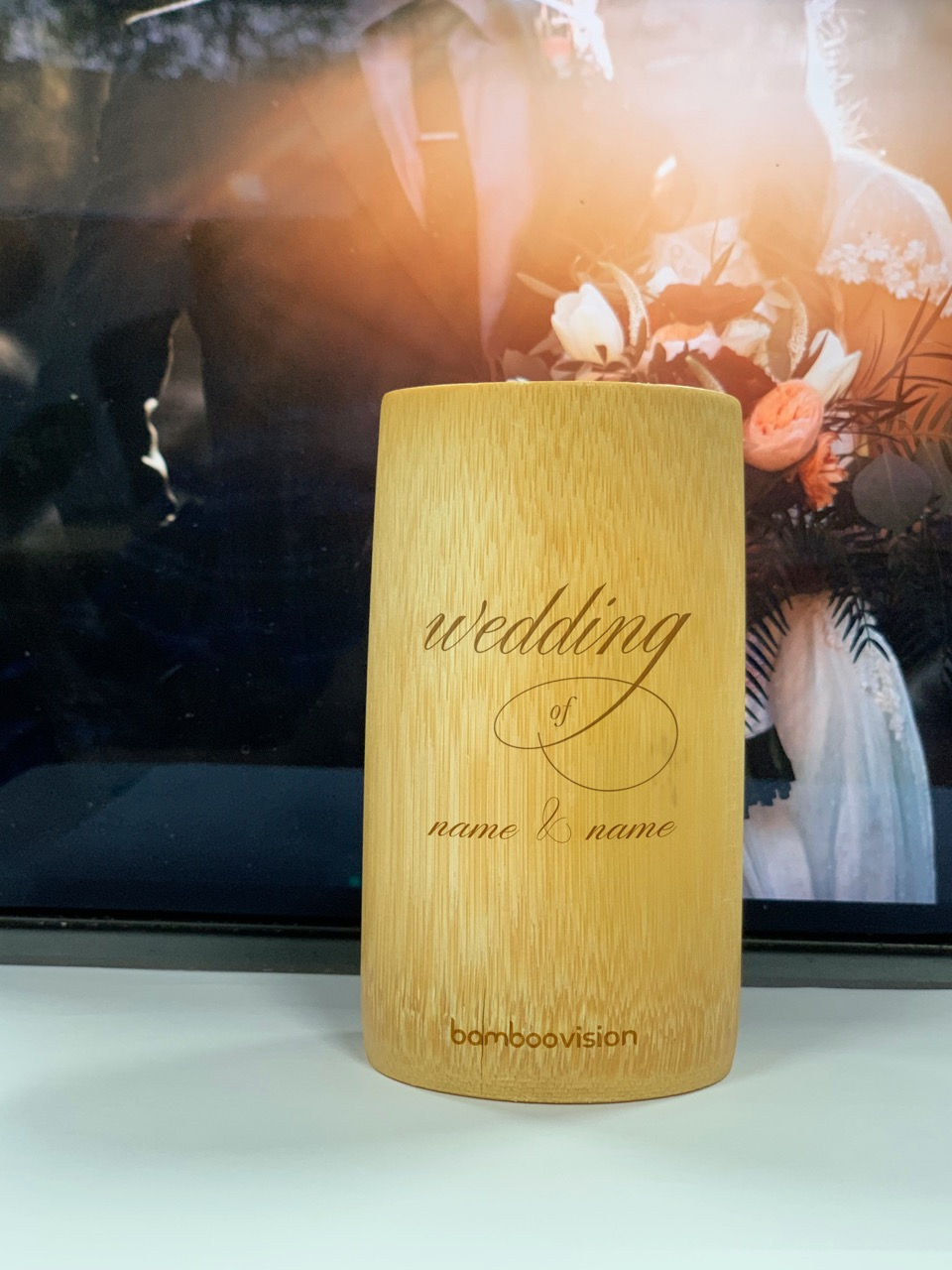 Thumbnail: Size M - CUSTOMIZABLE BAMBOO CUP (The American Dream Cup)