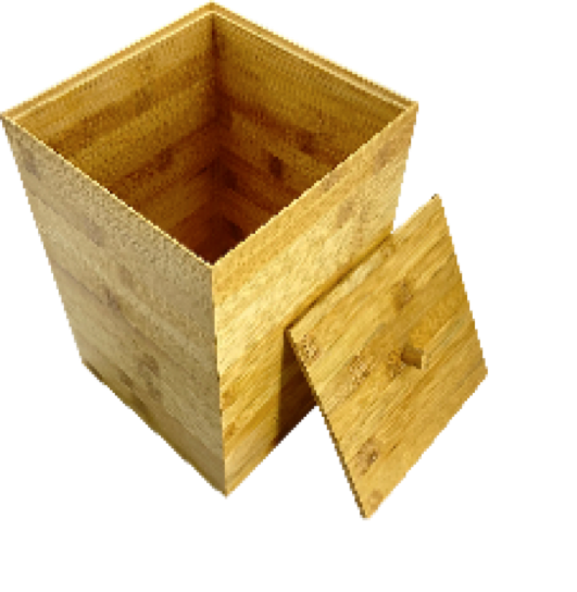 SQUARE STORAGE BOX WITH LID