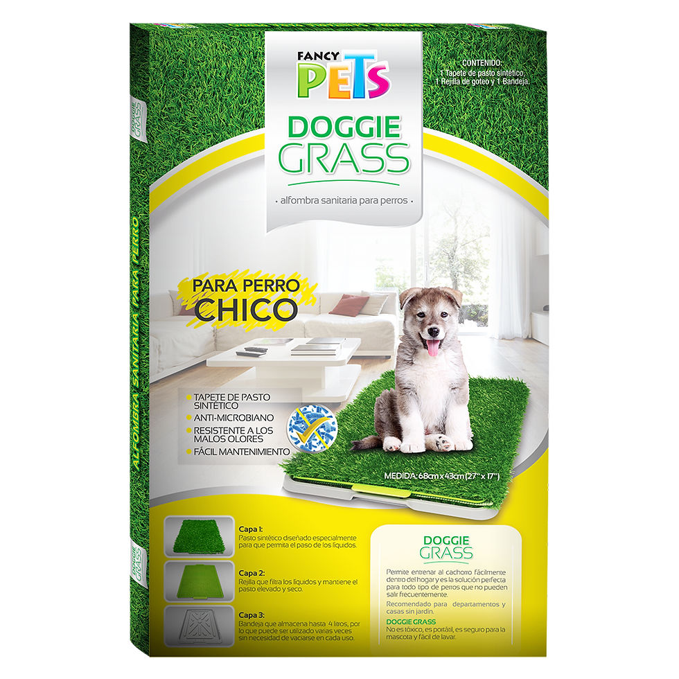 Tapete entrenador para perro de pasto sintético Chico | Fancy Pets