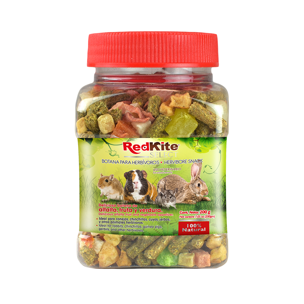 Snack para herbívoros Select 200 G | RedKite