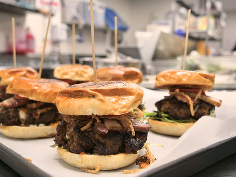 Grandpa's Cafe award wining burger week burger.