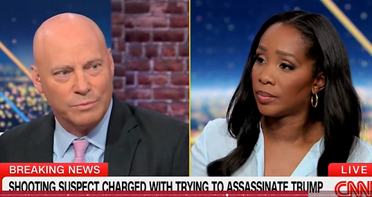 Marc Short speaking with another panelist on CNN on April 27, 2026.