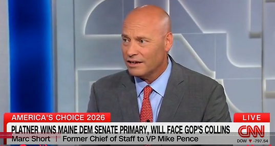 Marc Short is interviewed on CNN.