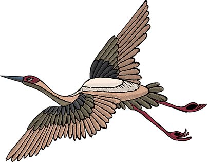 Embroidered Bird