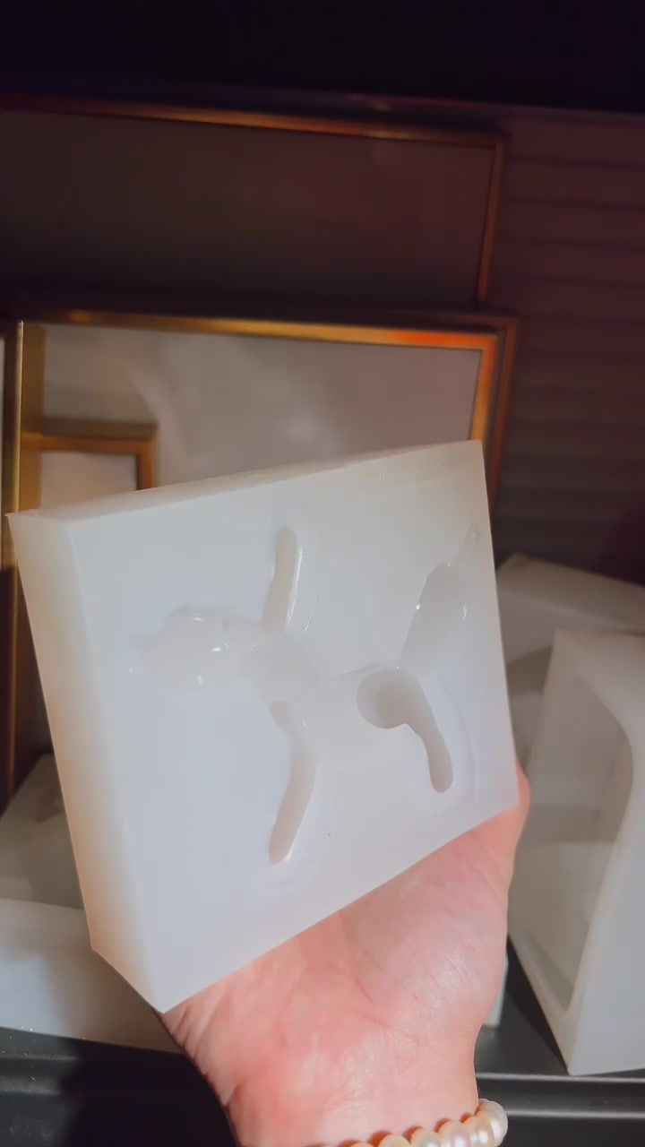 Thumbnail: Jumbo Balloon Dog Mold,  Balloon Dog Silicone Mold for Resin Wall Art