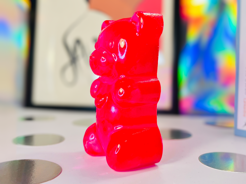 Thumbnail: Giant Gummy Bear Candy Home Decor 90s Nostalgia Jumbo Resin Gummy Bears Pop Art