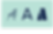 illustration of differently styled fonts