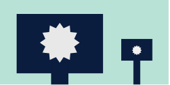 illustration of two billboard logo comparisons