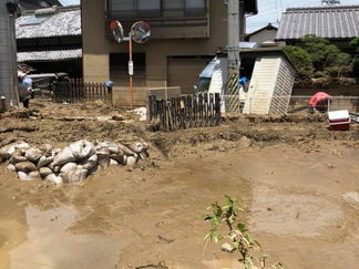 2018.7.11 西日本豪雨の支援①