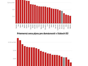 Lacnejšie energie než slovenské domácnosti nemá v EÚ takmer nikto, ukazuje porovnanie