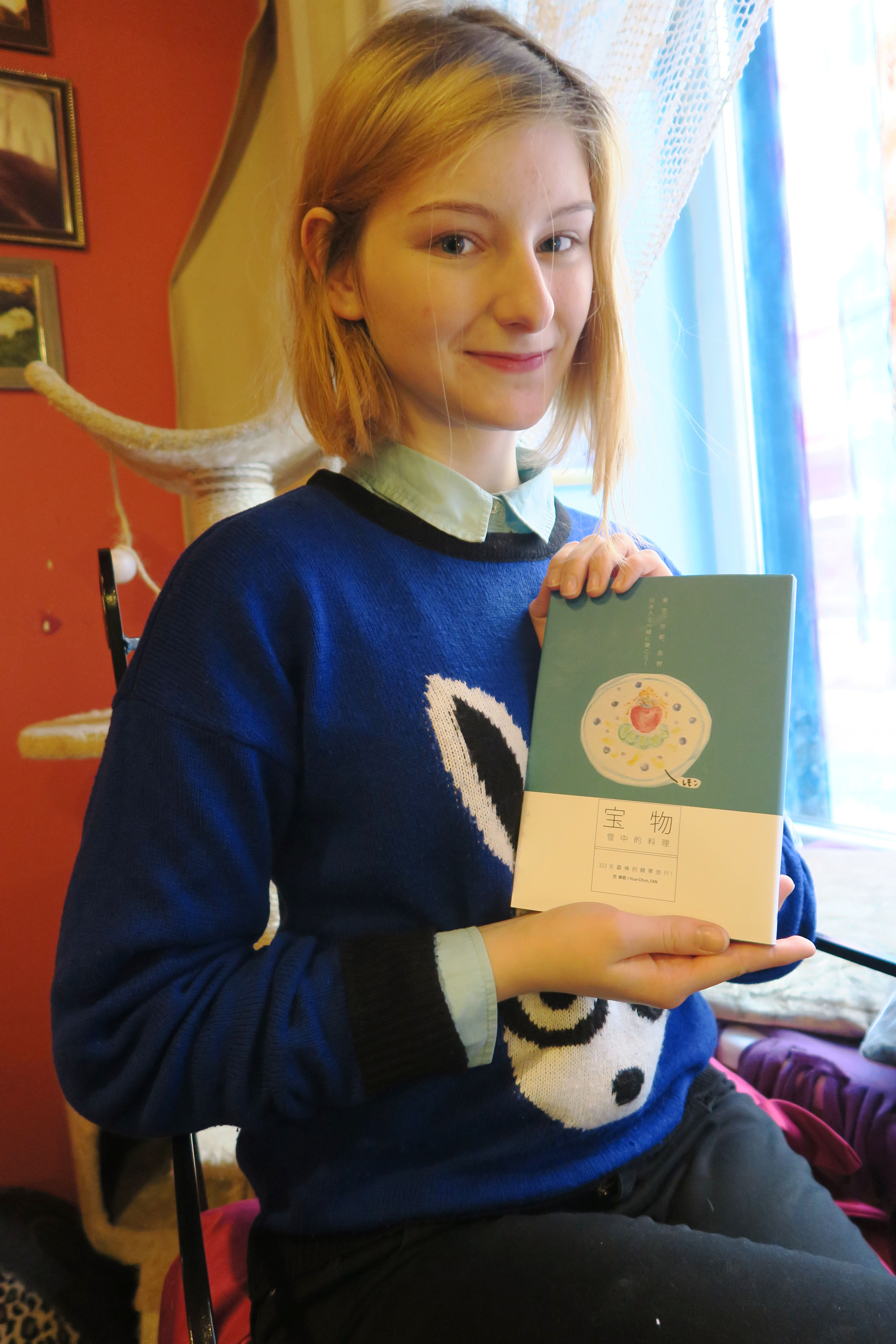 Cat café and Polish angel, Zofia