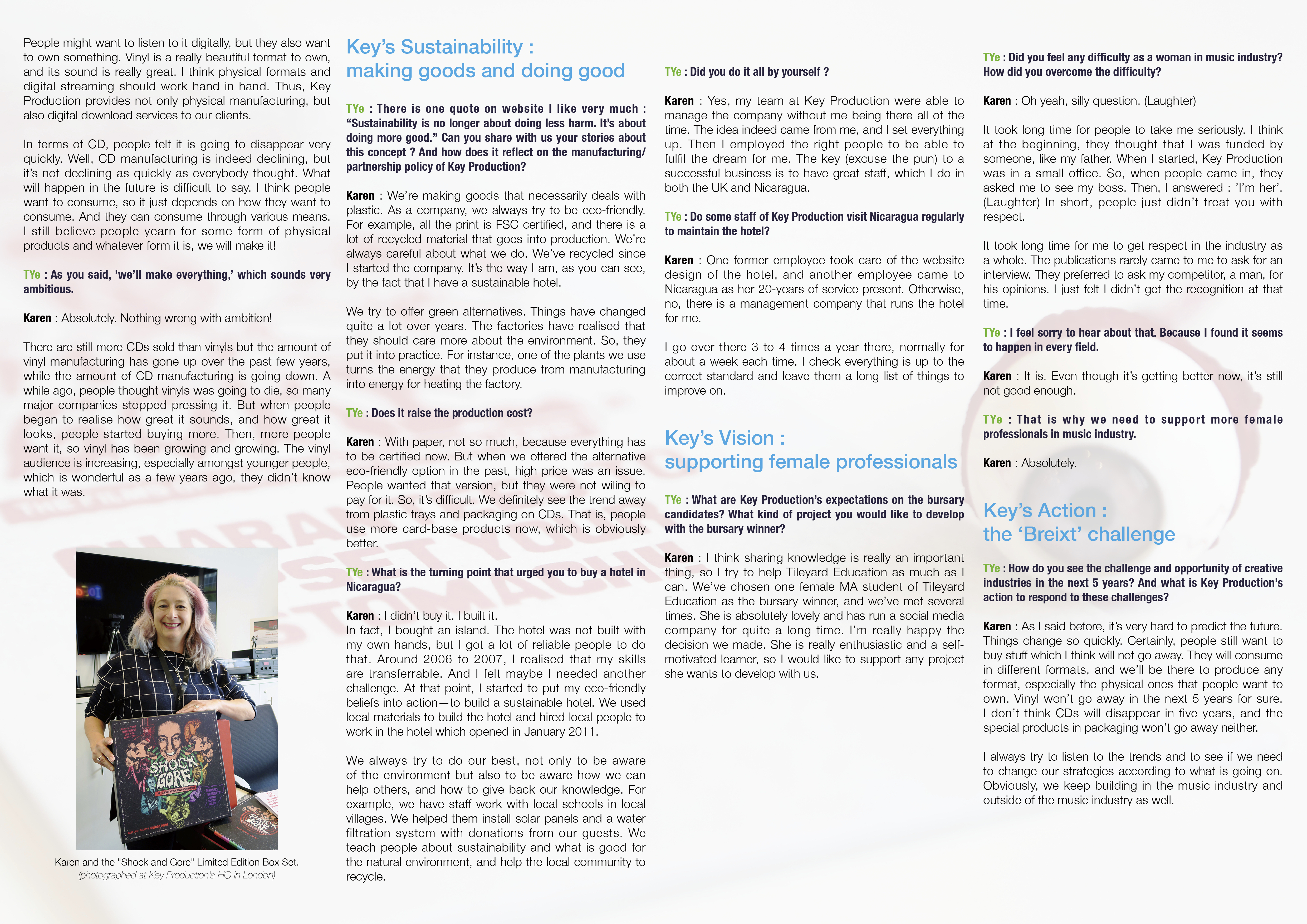 Conversation with Key Production_p.2