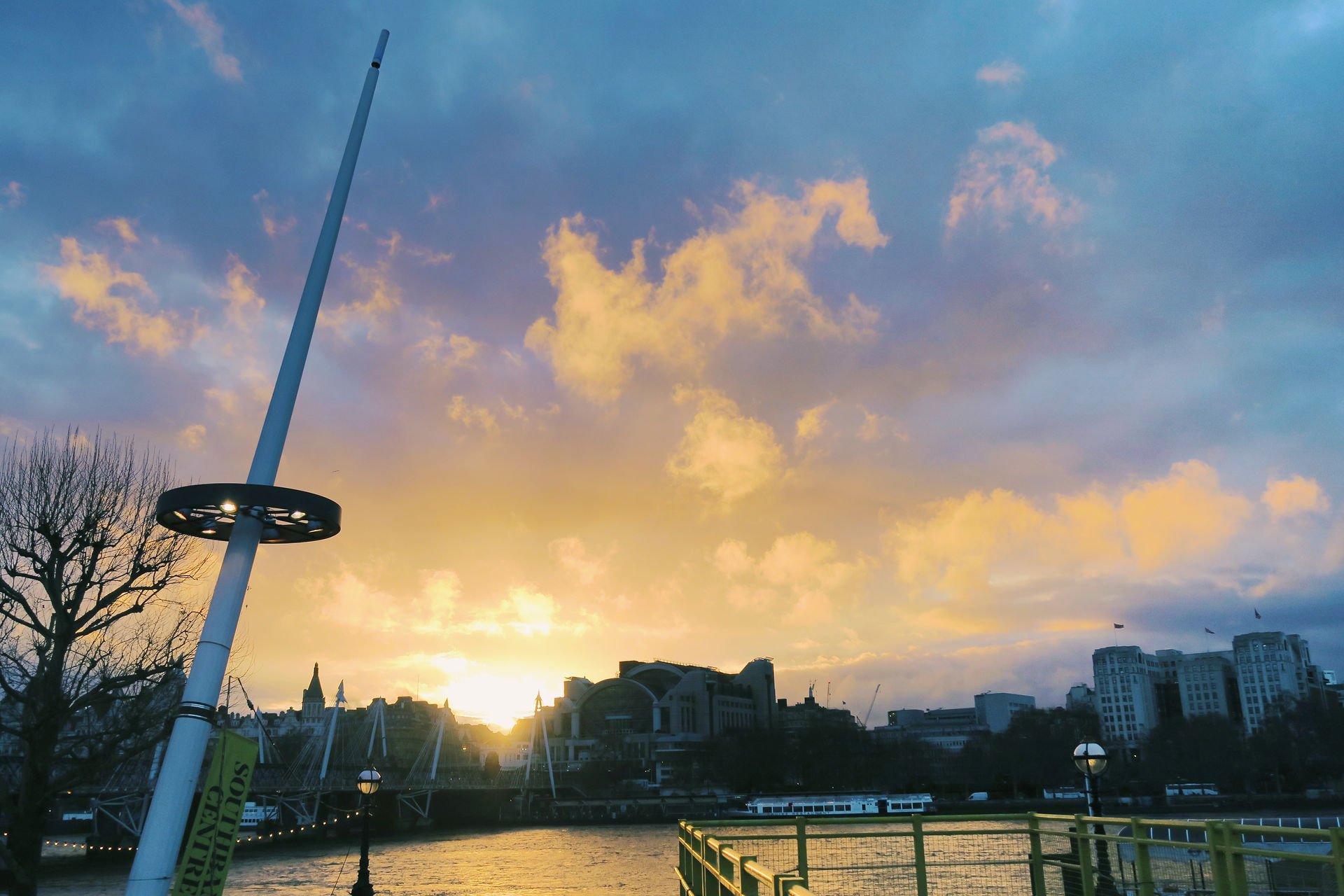 beautiful sunset by Thames