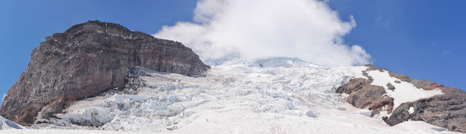 Ingram Glacier Mount Rainier National Park Mountain Landscape Panorama Giclee