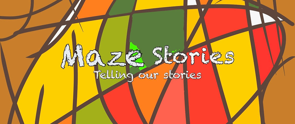Part of the cover for Maze Stories