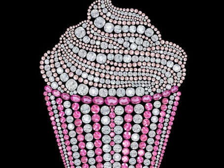 Bedazzled cupcake