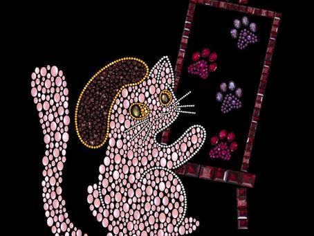 Artist cat Dazzly