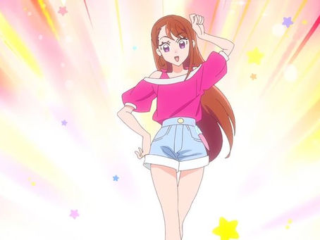 Ageha strikes a pose