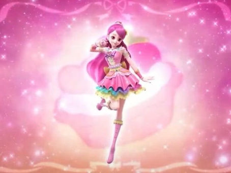 Pink Strawberry tart princess