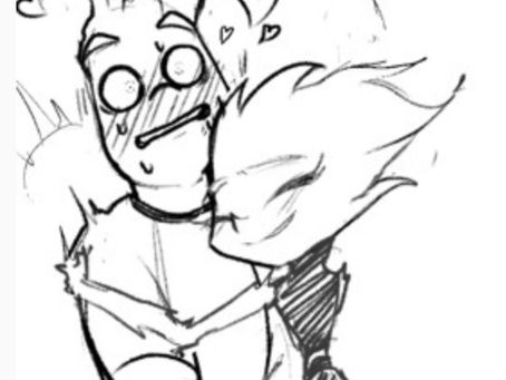 A sweet way to embrace a husband