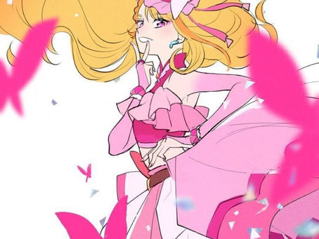 Surrounded by butterflies