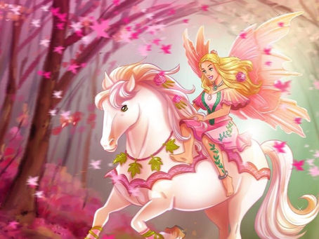 Fairy and horse