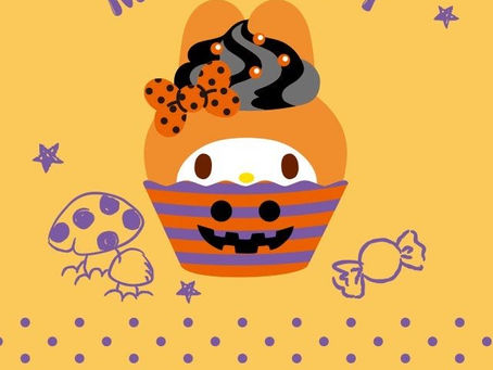 My Melody Halloween cupcake