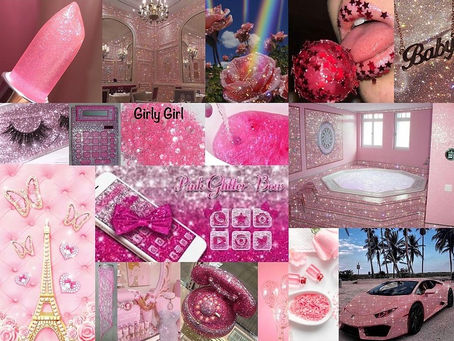 More Pink Glitter aesthetics