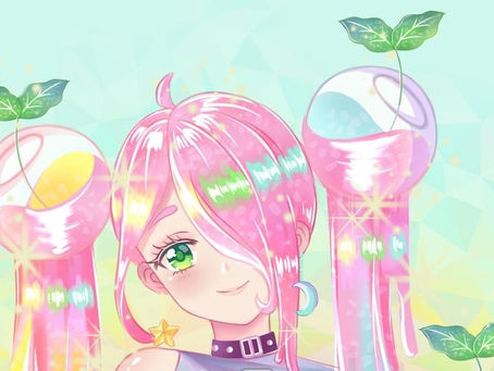 Cherry bubble falls