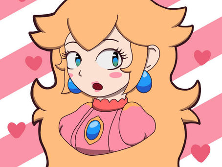 Princess Peach bust shot (Flameheart87)