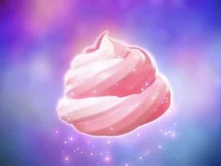 Dollop of cream: Strawberry