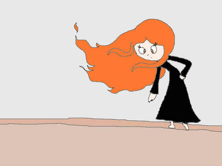 The carpet was stripped