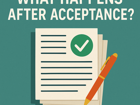 What happens after acceptance?