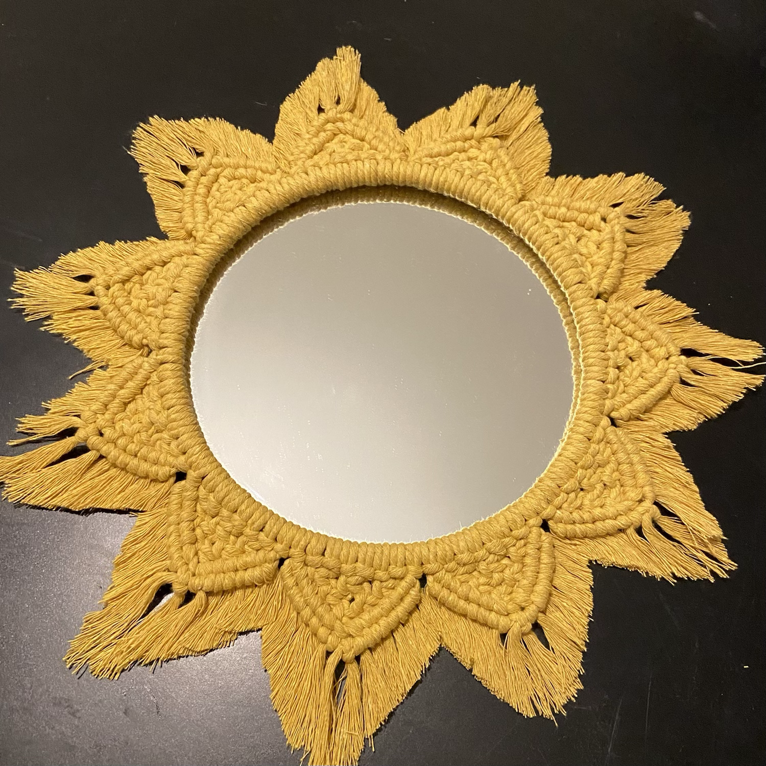 Espejo Amarillo Grande 45cm