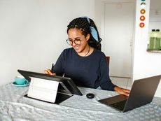 A Virtual Assistant Working at Home