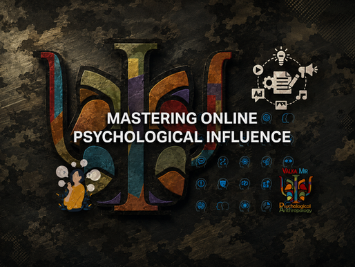 Mastering Online Psychological Influence: Psychological Influence Strategies for Analysts and Military Experts.