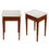 Thumbnail: Pair of Petite Marble Top Side Tables