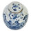 Thumbnail: Blue and White Medium Jar with Lid