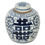 Thumbnail: Blue and White Lidded Mini Jar