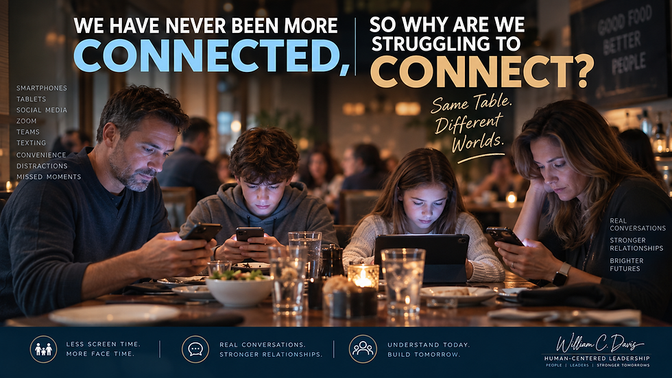 We Have Never Been More Connected. So Why Are We Struggling to Connect?