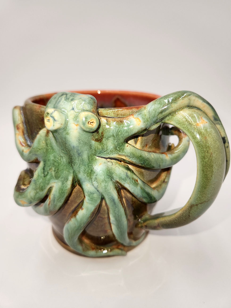 LEFT HANDED Octopus Mug