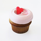 Cupcake with Pink Frosting